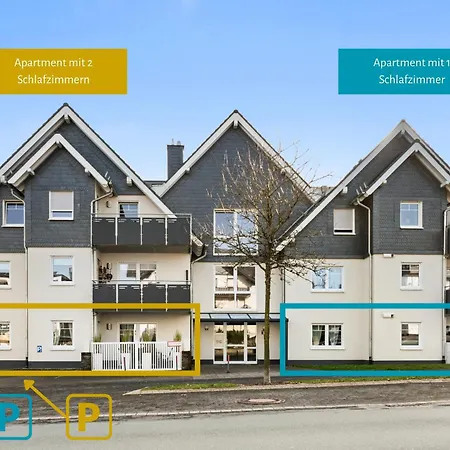 Staycozy Bike&Ski Apartments, Carport Fuer Fahrrad, Motorrad, Ski, Barrierefrei, Erdgeschoss Winterberg